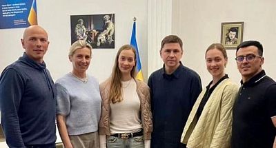 Говорова и Подоляк встретились с украинскими олимпийцами