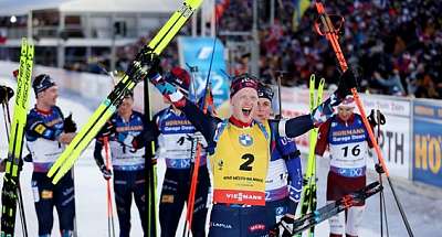 Норвегия выиграла мужской Кубок наций по биатлону