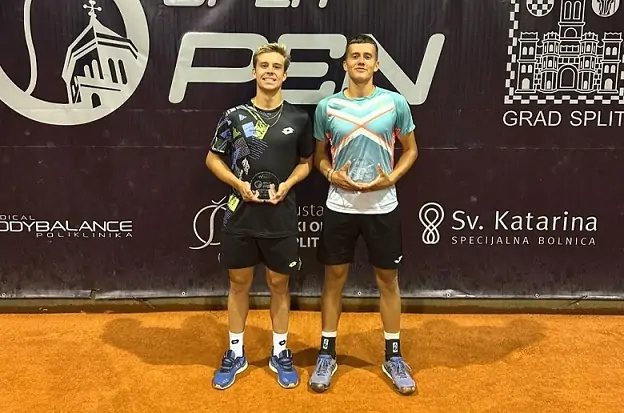 Белинский завоевал трофей в парном разряде на турнире в Хорватии