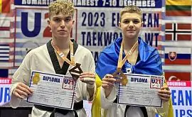 Українські тхеквондисти вибороли дві медалі на молодіжному ЧЄ